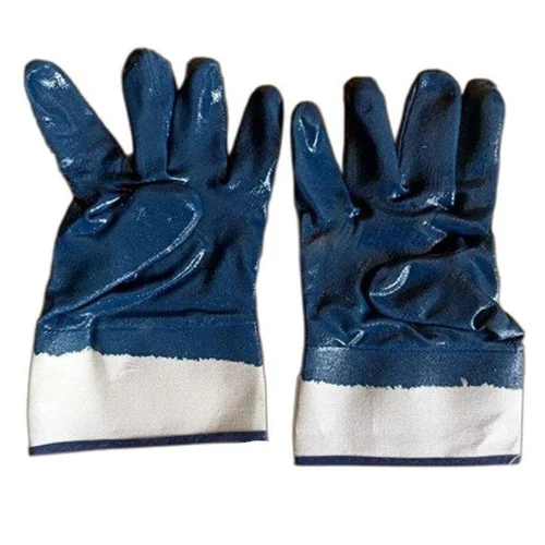 blue-leather-safety-hand-gloves